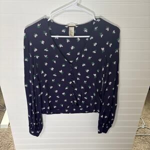 Floral blouse size 2 by H&M